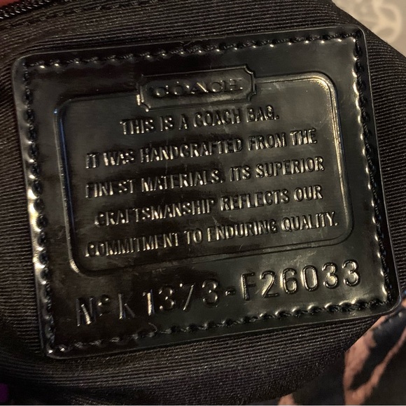 BRAND NEW COACH bag. Ocelot print convertible hobo style bag (F26033). - Picture 4 of 5